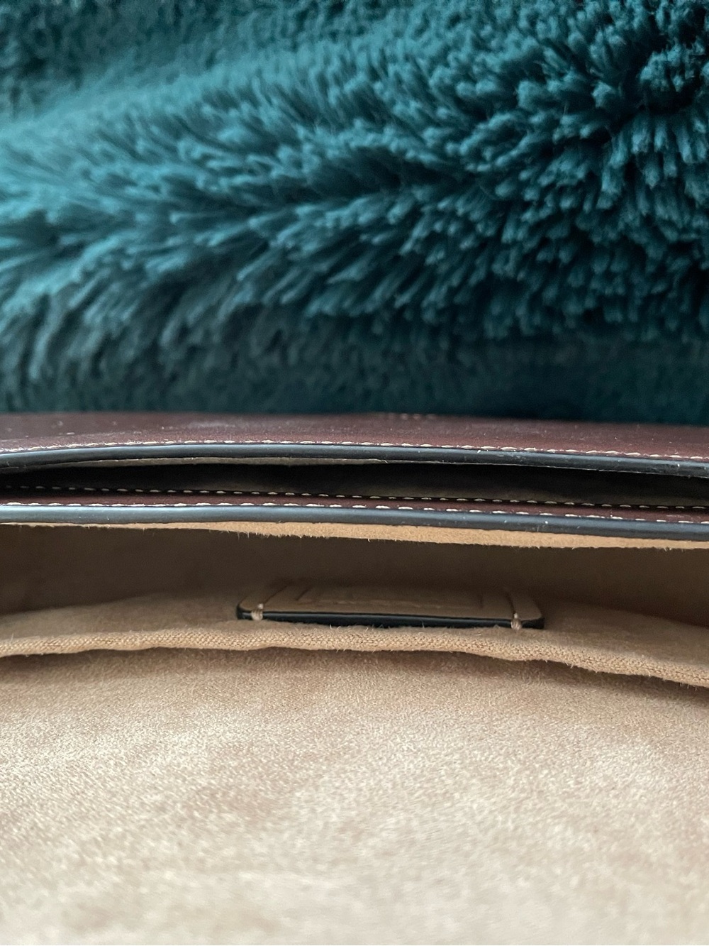 COACH Andrea Brown Signature Canvas Shoulder Bag - Picture 5 of 7